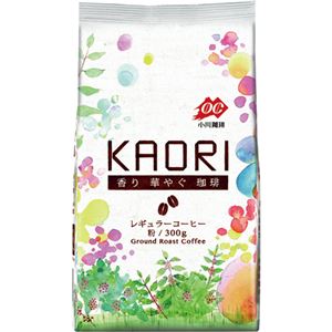 （まとめ）小川珈琲 香り華やぐ珈琲 300g（粉）1袋【×10セット】 - 拡大画像