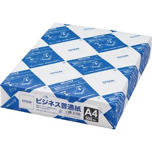（まとめ）エプソン ビジネス普通紙 A4KA4500BZ 1冊（500枚）【×10セット】