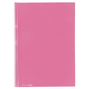 （まとめ）コクヨ レールクリヤーホルダー（カラーズ）PET A4タテ 20枚収容 桃 フ-TPC760P 1セット（5冊）【×10セット】