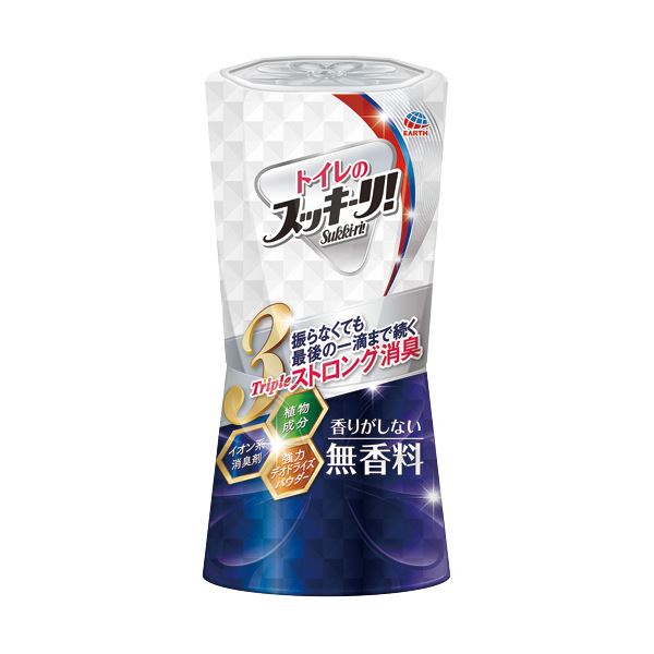 （まとめ）アース製薬 トイレのスッキーリ！ 無香料 400ml 1個【×10セット】