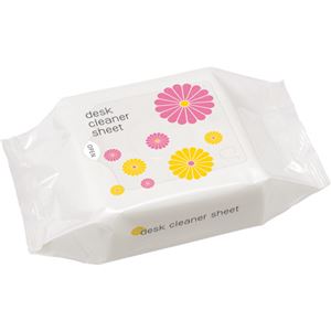 （まとめ）TANOSEE おそうじシートデスクまわり用 1パック（40枚）【×20セット】