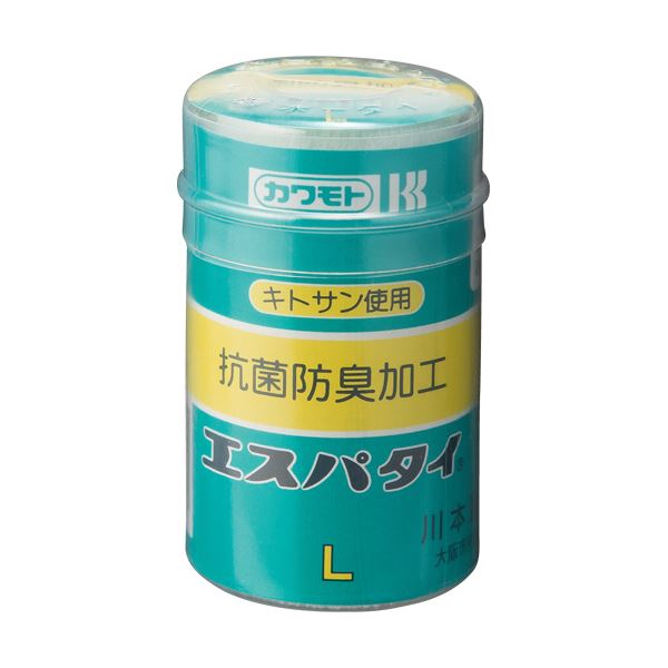 （まとめ）カワモト 抗菌エスパタイ L 6.5cm×4m 1巻【×30セット】