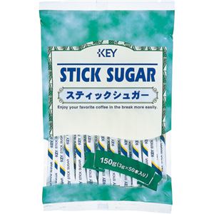 （まとめ）キーコーヒー スティックシュガー 3g 1パック（50本）【×50セット】 - 拡大画像