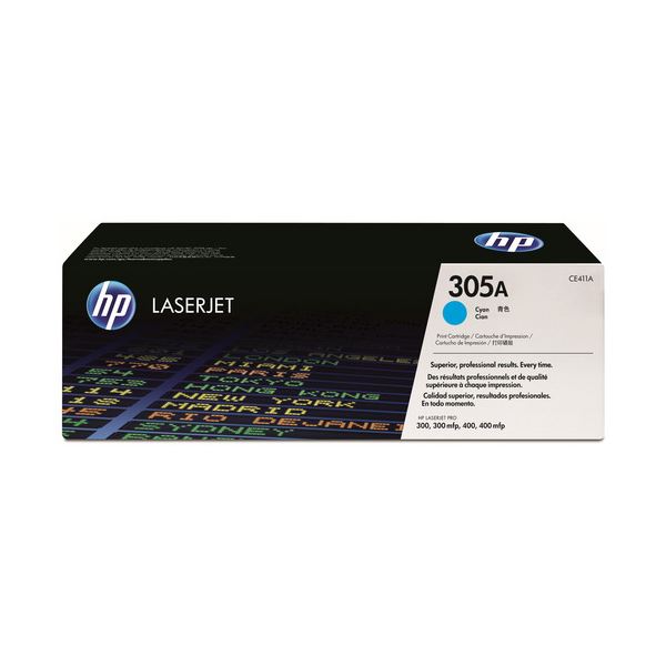 HP 305A トナーカートリッジ シアン CE411A 1個