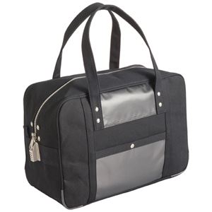 三栄産業 帆布メール用ボストン Mサイズ SED-1 錠付 黒 BTM-SED-01 1個