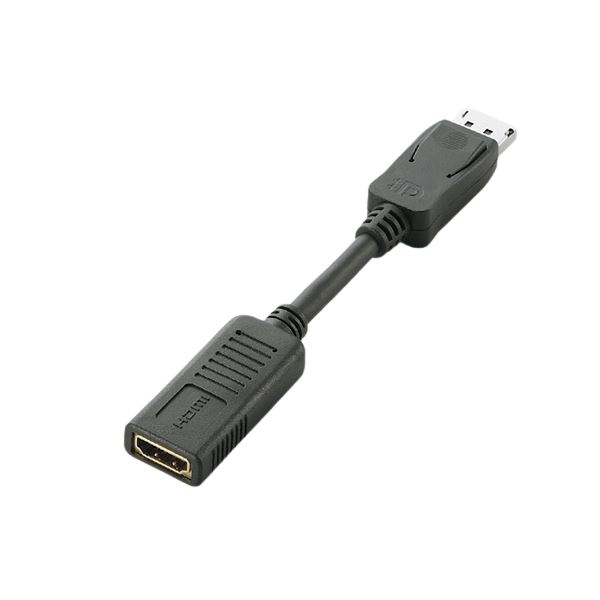 エレコム DisplayPort-HDMI変換アダプタ ディスプレイポートオス-HDMIメス AD-DPHBK 1個