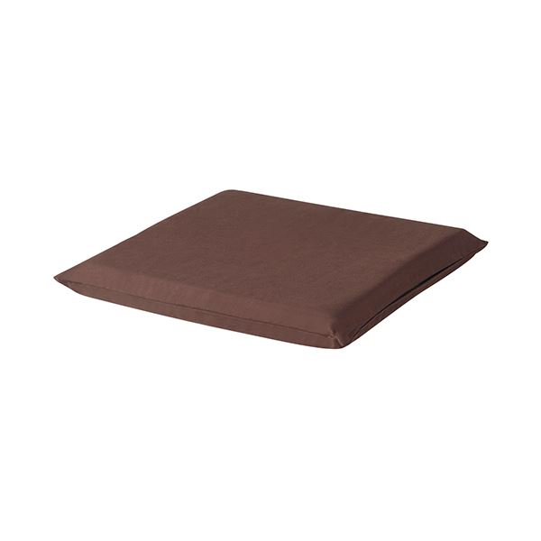 低反発エコクッション 幅41×長41cm 茶 1個