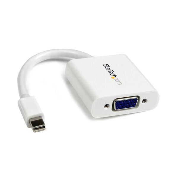 （まとめ）StarTech.com MiniDisplayPort-VGA変換アダプタ MDP2VGAW 1個 【×3セット】