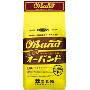 (まとめ)共和 オーバンド #180 内径38mm 1kg入 GG-206 1袋 【×3セット】
