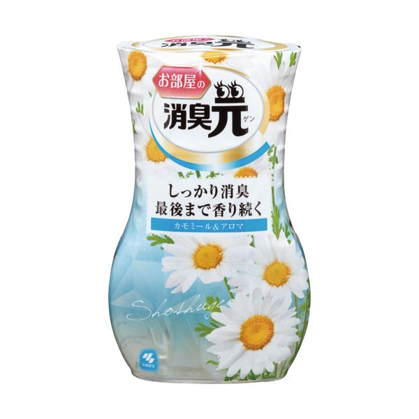 （まとめ）小林製薬 お部屋の消臭元 カモミール＆アロマ 400ml 1セット（5個） 【×3セット】