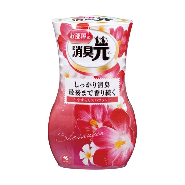 （まとめ）小林製薬 お部屋の消臭元 心やすらぐスパフラワー 400ml 1セット（5個） 【×3セット】