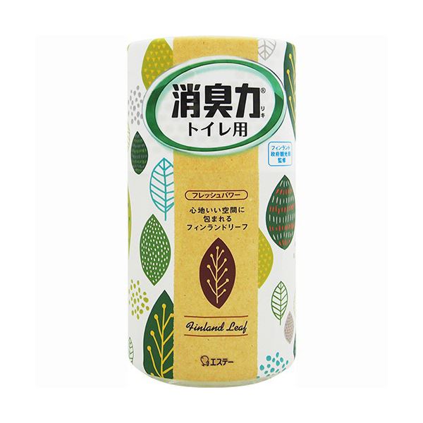 （まとめ）エステー トイレの消臭力 フィンランドリーフ 400ml 1セット（3個） 【×3セット】