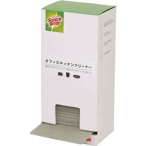 （まとめ）3M スコッチ・ブライトオフィスキッチンクリーナー 40枚（80カット） MCC-02 1箱 【×3セット】