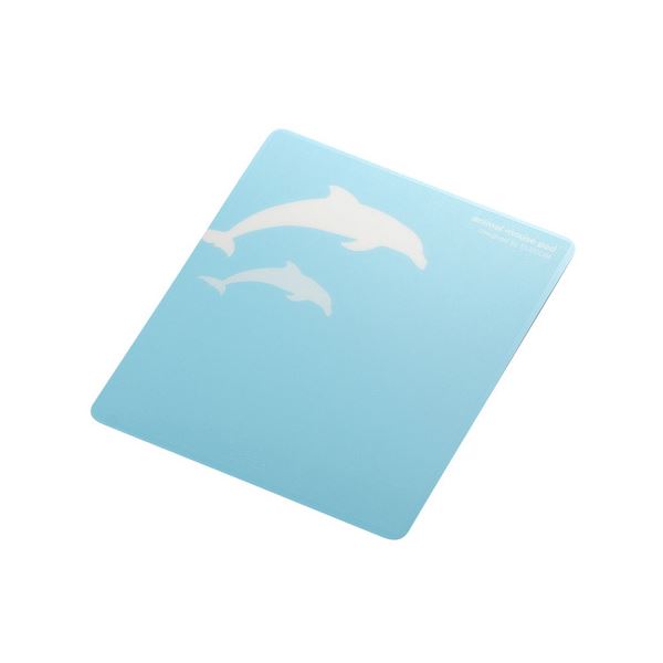 （まとめ）エレコム レーザー＆光学式マウス対応マウスパッド animal mousepad イルカ MP-111D 1枚 【×5セット】