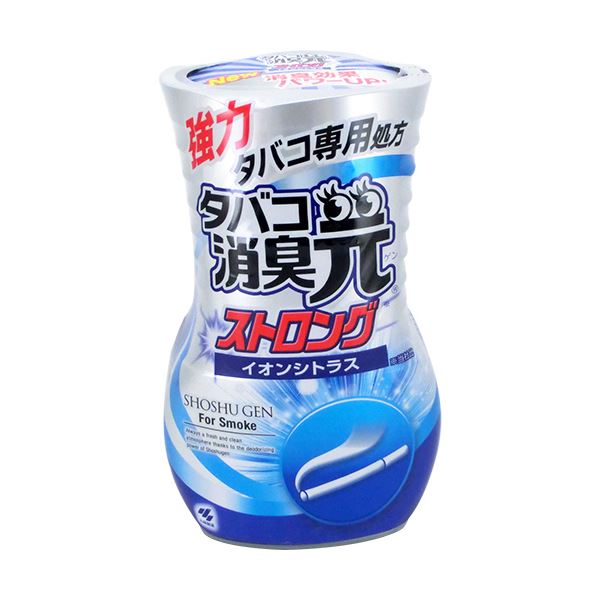 （まとめ）小林製薬 タバコ消臭元 ストロング イオンシトラス 400ml 1個 【×5セット】