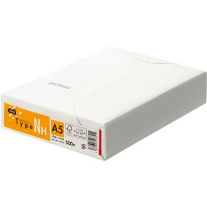 （まとめ）TANOSEE αエコペーパータイプ NH A5 1冊（500枚） 【×5セット】