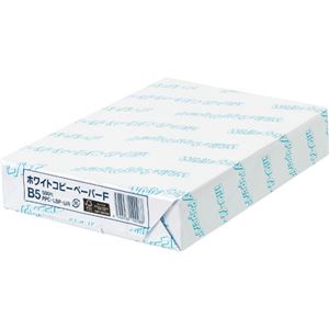 (まとめ)日本紙パルプ商事 ホワイトコピーペーパーF B5 PPCWCPFB5 1冊(500枚) 【×5セット】