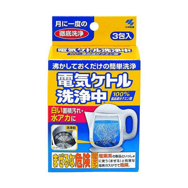 （まとめ）小林製薬 電気ケトル洗浄中 1箱（3包） 【×5セット】