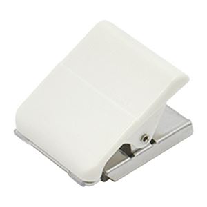 （まとめ）マグエックス マグネットハイブリッドクリップ S W31×D20×H34mm 白 MHC-100-W 1個 【×10セット】