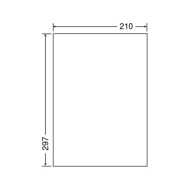 東洋印刷 ナナクリエイトマルチタイプラベル A4 ノーカット CL-7 1箱(500シート：100シート×5冊)