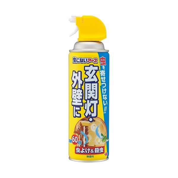 (まとめ) アース製薬 虫こないアース 玄関灯・外壁に 450ml 1本 【×3セット】