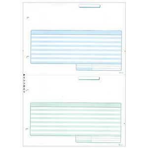 応研 納品書2枚組 A4タテ 2面 HB-041 1箱(1000枚)
