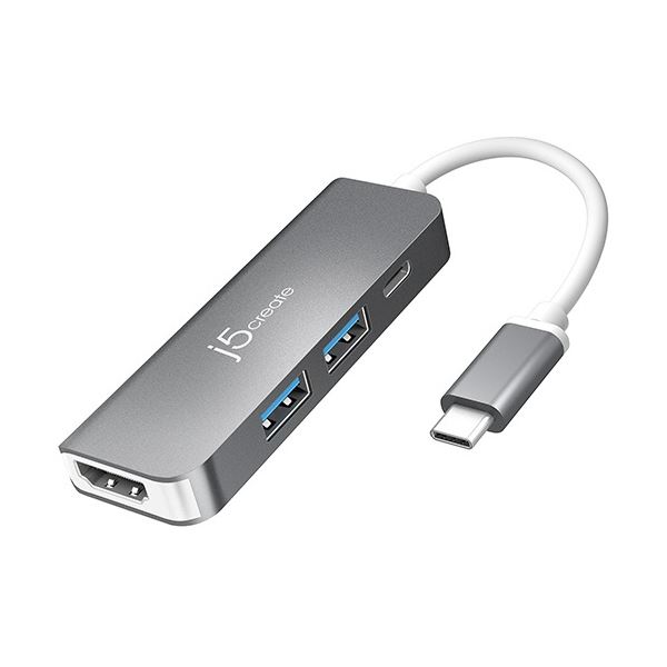 j5 Create USB-C toHDMI＆PD 5in1マルチアダプター JCD371 1個