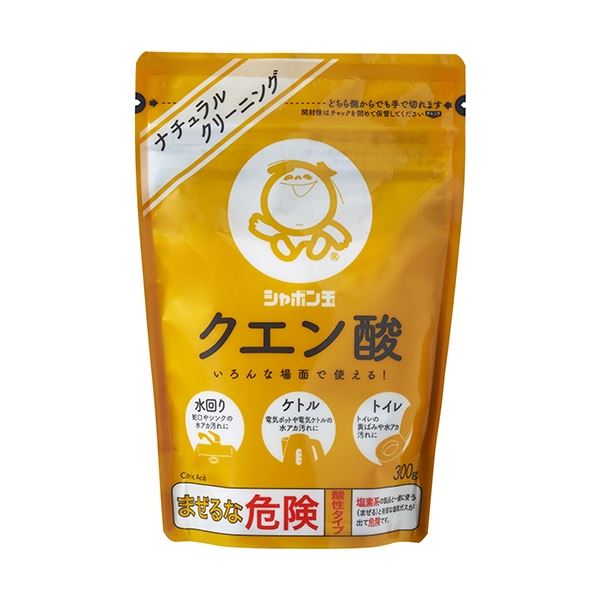 (まとめ) シャボン玉石けん シャボン玉クエン酸 300g 1個 【×20セット】