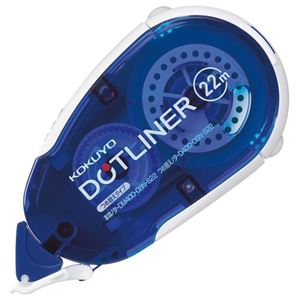 (まとめ) コクヨ テープのり ドットライナー しっかり貼るタイプ 本体 8.4mm×22m 強粘着 タ-DM400-08N-S22 1個 【×5セット】