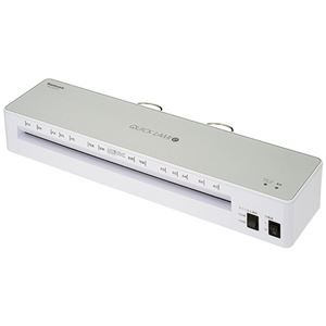 ナカバヤシ パーソナルラミネーター クイックラミ エコノミー A3 2本ローラー シルバー NQL-E01A3S 1台