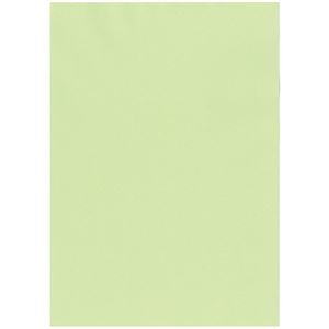 北越コーポレーション 紀州の色上質 A4 Y目 超厚口 若草 1冊(100枚)