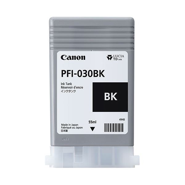 キヤノン インクタンク PFI-030BK 顔料 ブラック 55ml 3489C001 1個