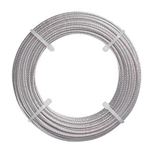 (まとめ) TRUSCO ステンレスワイヤーロープ Φ2mm×5m CWS-2S5 1巻 【×3セット】