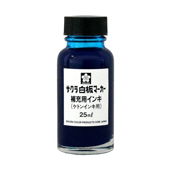 (まとめ) サクラクレパス 白板マーカー 補充インキ ケトンタイプ 25ml あお HWBKケトン#36 1個 【×10セット】