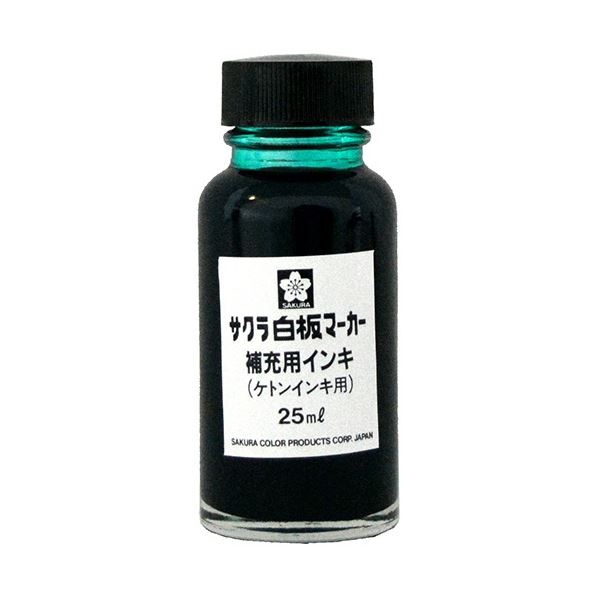 (まとめ) サクラクレパス 白板マーカー 補充インキ ケトンタイプ 25ml みどり HWBKケトン#29 1個 【×10セット】