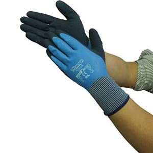 (まとめ) ユニワールド WONDER GRIP アクア L WG-318-L 1双 【×5セット】