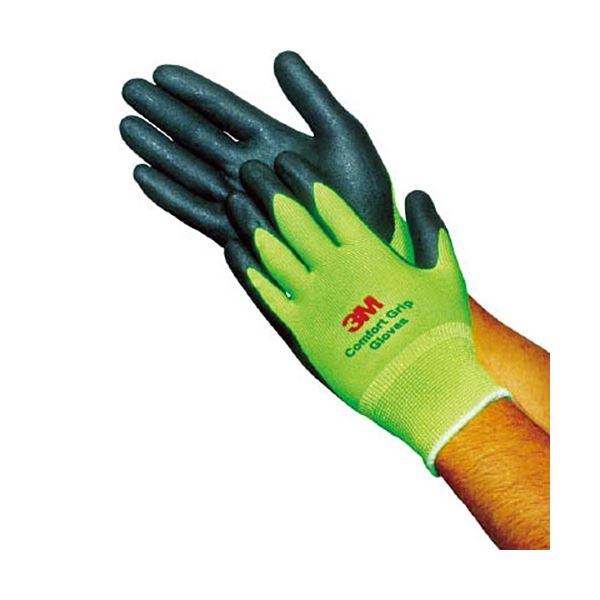 (まとめ) 3M 一般作業用 コンフォートグリップグローブ グリーン XLサイズ GLOVE GRE XL 1双 【×5セット】