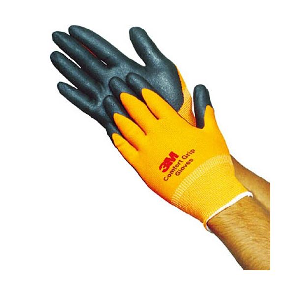 (まとめ) 3M 一般作業用 コンフォートグリップグローブ オレンジ XLサイズ GLOVE ORA XL 1双 【×5セット】