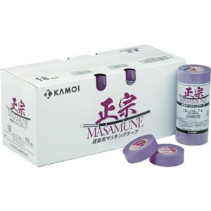 (まとめ) カモ井加工紙 マスキングテープ 建築塗装正宗 紫 24mm×18m MASAMUNEJAN-24 1パック(5巻) 【×5セット】