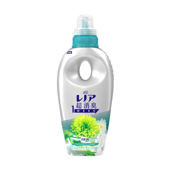 (まとめ) P＆G レノア 超消臭 1week フレッシュグリーン 本体 530ml 1本 【×5セット】