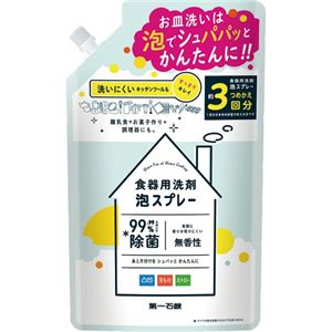 (まとめ) 第一石鹸 食器用洗剤 泡スプレー 詰替用 720ml 1個 【×5セット】