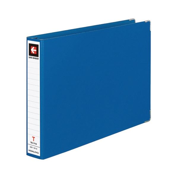コクヨ データバインダーT(バースト用・レギュラータイプ) T8×Y12 16穴 280枚収容 青 EBT-1612 1セット(20冊)