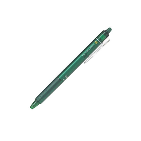 パイロット ゲルインキボールペン フリクションボールノック 0.7mm グリーン LFBK-23F-G 1セット(10本)