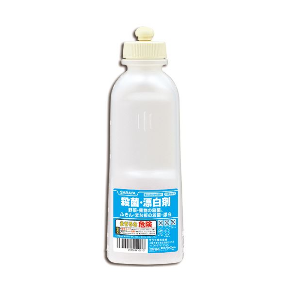 （まとめ）サラヤ ジアノック詰替用空スクイズボトル 600ml 1本 中身別売 【×20セット】