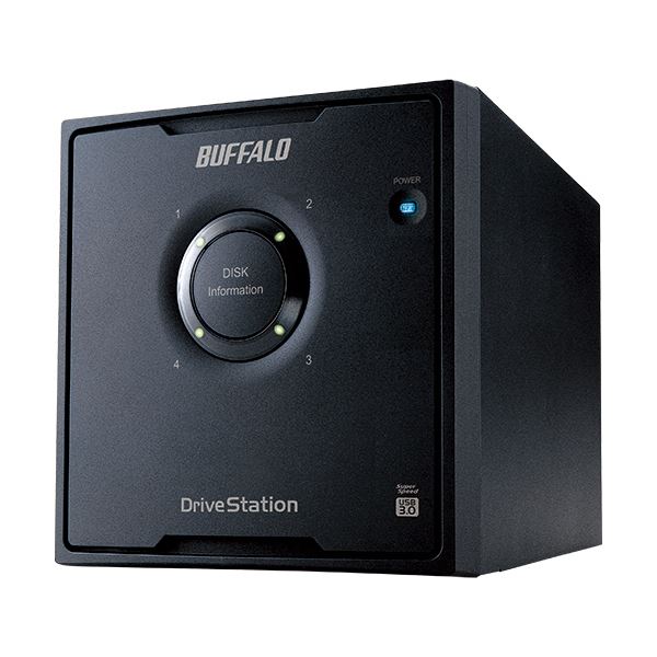 バッファロー ドライブステーションRAID5対応 外付けHDD USB3.0用 4ドライブ 16TB HD-QL16TU3/R5J 1台