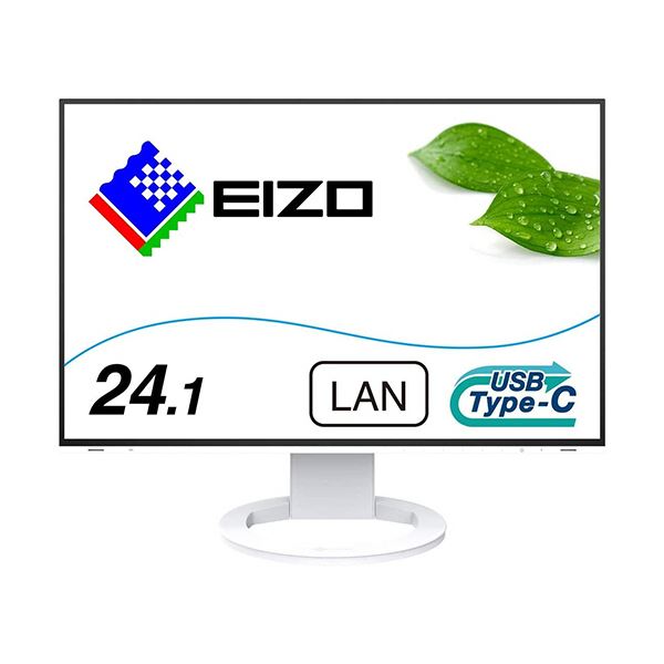 EIZO FlexScan 24.1型カラー液晶モニター ホワイト EV2495-WT 1台