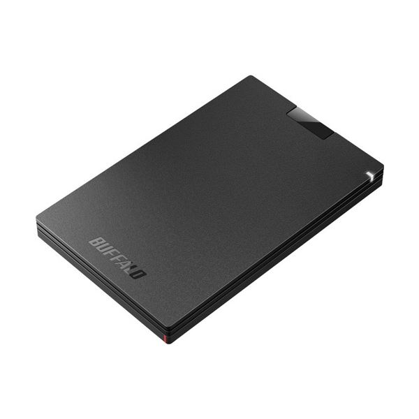 バッファロー USB3.2(Gen1)ポータブルSSD Type-A＆Cケーブル付属 250GB ブラック SSD-PGC250U3-BC 1台