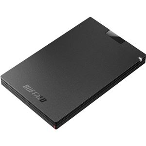 バッファロー USB3.2(Gen1)ポータブルSSD Type-A＆Cケーブル付属 1TB ブラック SSD-PGC1.0U3-BC 1台
