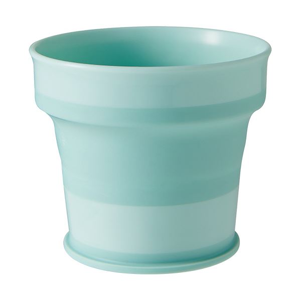 （まとめ）伊勢藤 おりたたみ うがいコップ UGAI cup 120ml ミントグリーン I-602-MG 1個【×3セット】