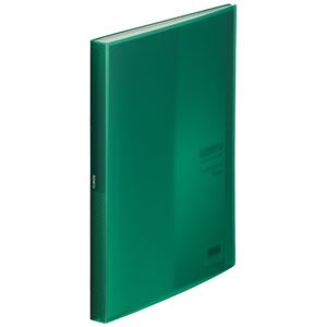 （まとめ）リヒトラブ soeru クリヤーブック A4タテ 40ポケット 背幅20mm フォレストグリーン N-8102-7 1冊【×5セット】